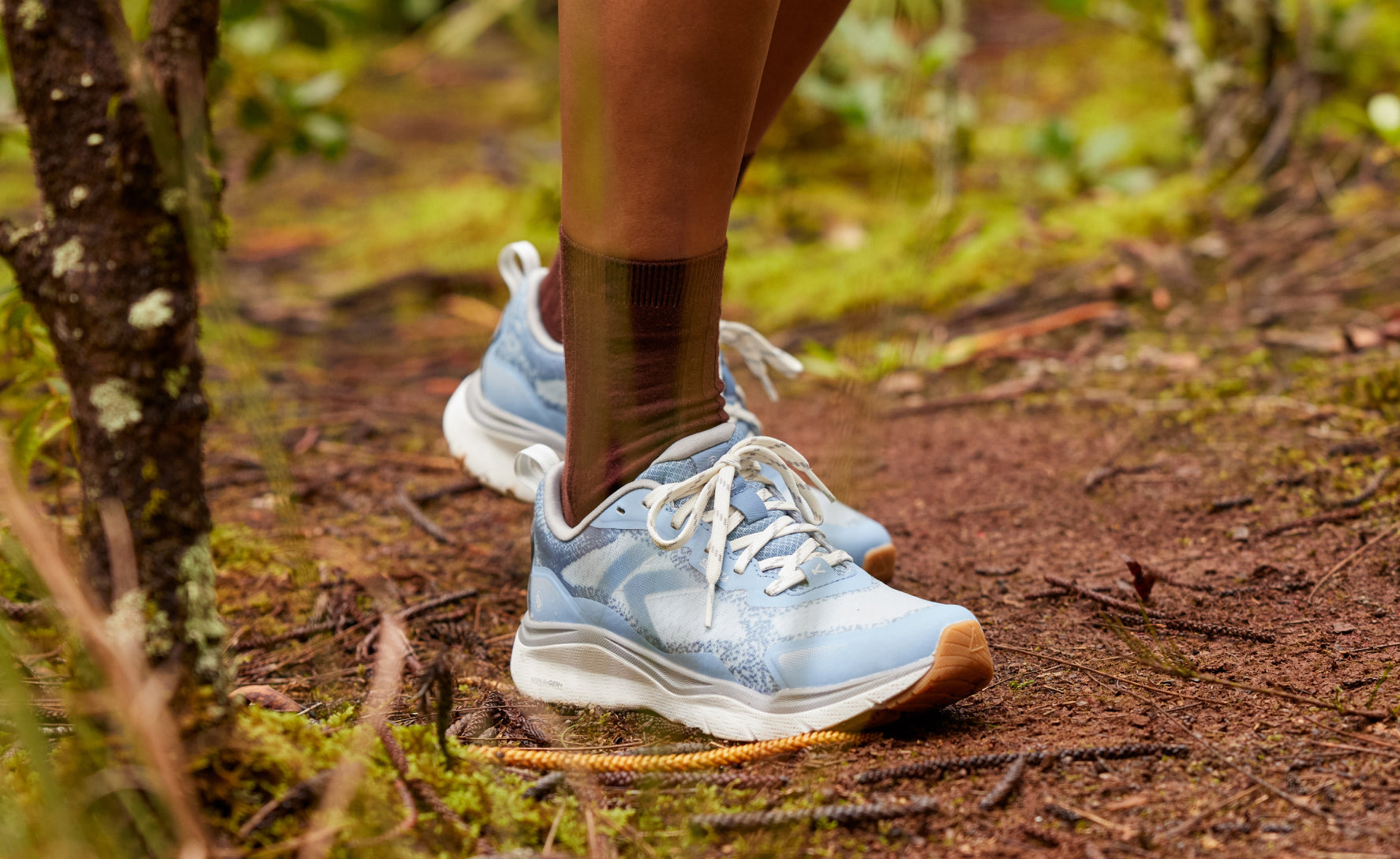 Women's Leiki Waterproof Hiking Shoe | Skyway/Star White - Image 7