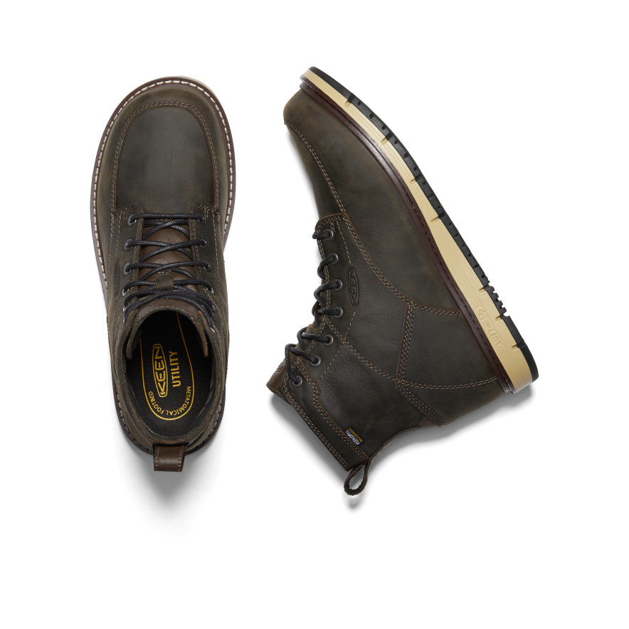 Men's San Jose 6 Waterproof Boot (Soft Toe) | Cascade Brown - Image 4