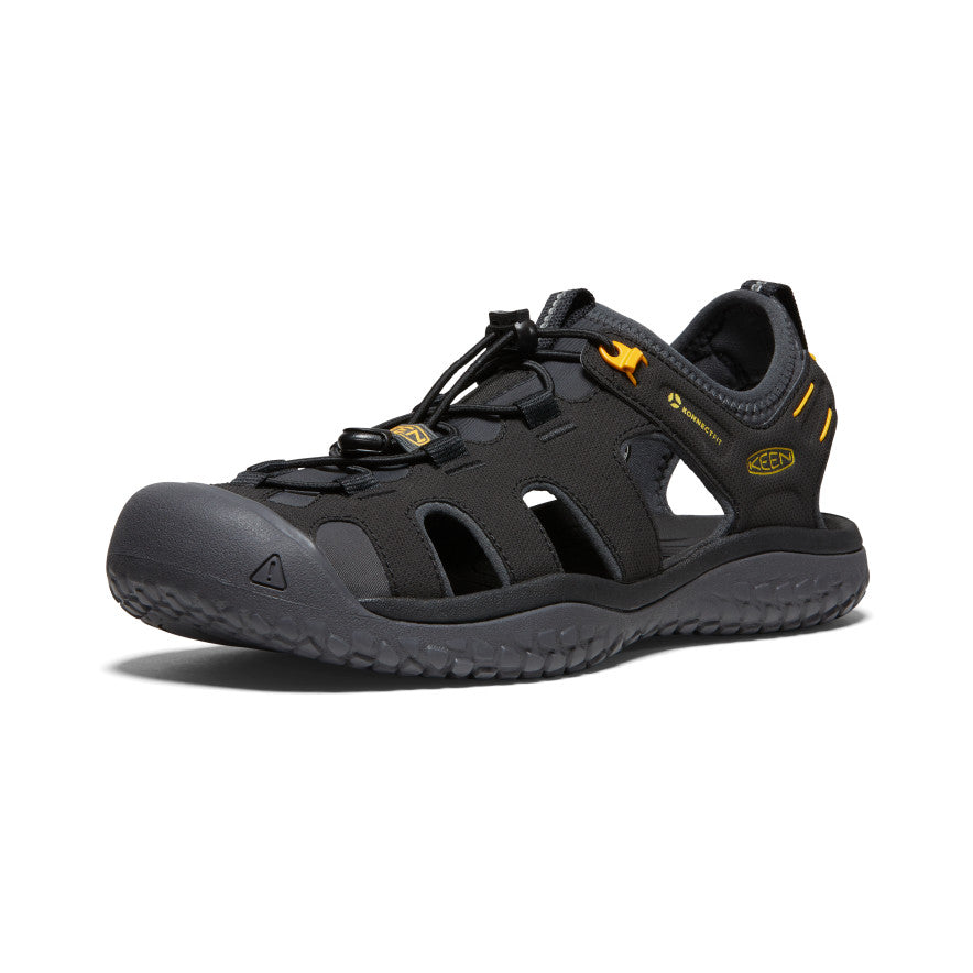 Men's SOLR Sandal | Black/Gold - Image 3