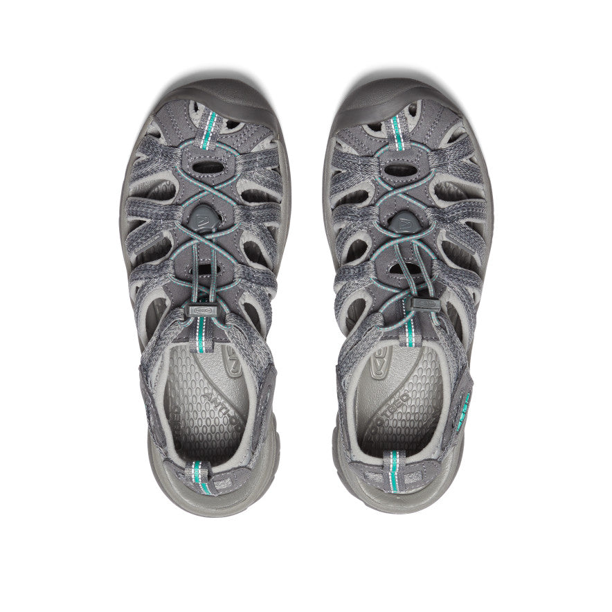 Women's Whisper | Medium Grey/Peacock Green - Image 4