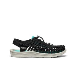 Men's UNEEK Sneaker  |  Black/Bright Aqua
