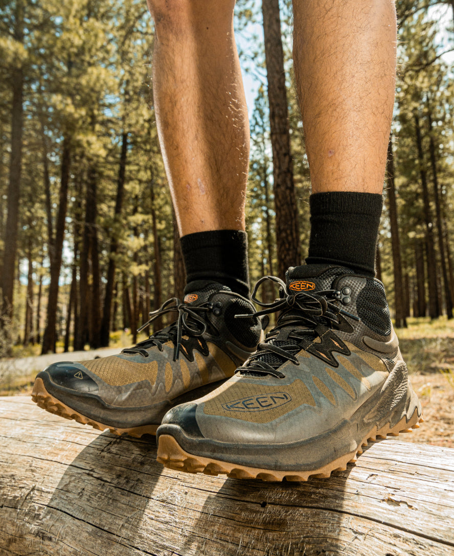 Men's Zionic Waterproof Hiking Boot | Brindle/Bright Marigold - Image 8